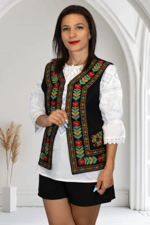 Vesta brodata cu model traditional Suzi 6 [0]