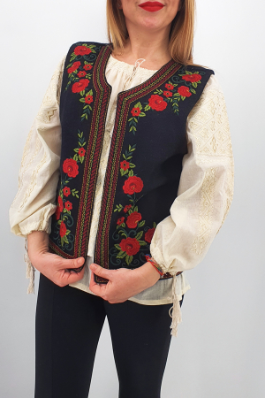 Vesta brodata cu model traditional Soriana [0]