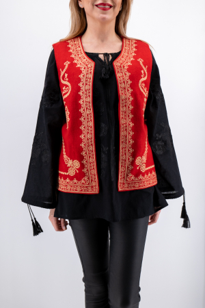 Veste Traditionale - Vesta brodata cu model traditional Constantina 4