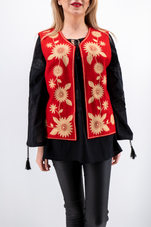 Femei - Vesta brodata cu model traditional Constantina 5