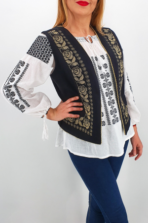 Vesta brodata cu model traditional Alina 2 [1]