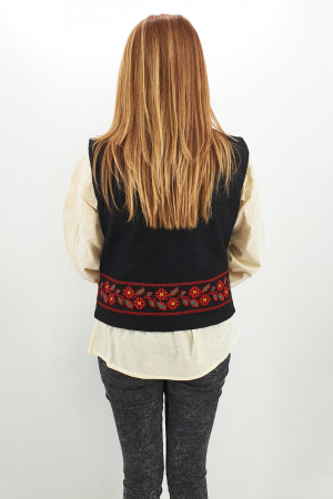 Vesta brodata cu model traditional Narci [1]