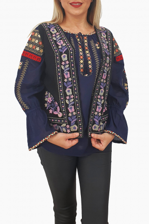 Femei - Vesta brodata cu model traditional Suzi 3
