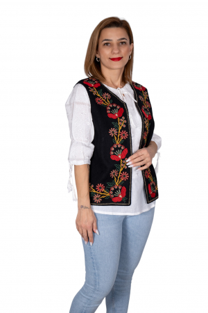 Vesta brodata cu model traditional Enia [1]