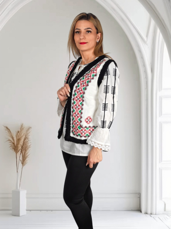 Vesta brodata traditional Dorina 2 [3]