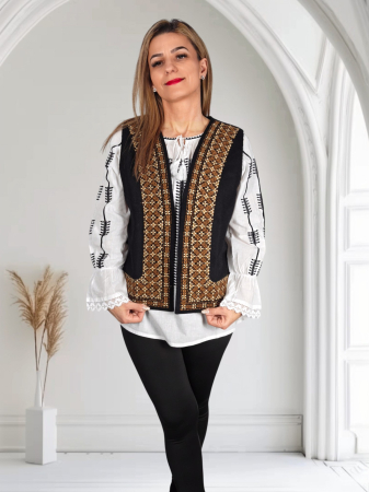 Vesta brodata traditional Luana 3 [1]