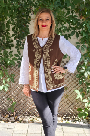 Veste Traditionale - Vestă piele întoarsă 3