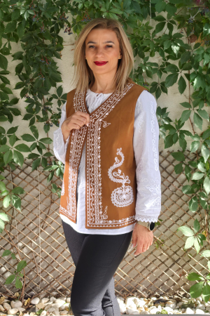 Veste Traditionale - Vestă piele întoarsă 6