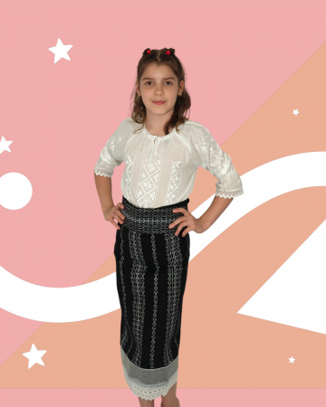 Costum Catrinta si Brau fetite [1]