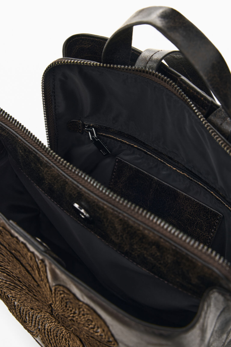 Rucsac mic de dama, Desigual, seria Mistral Sumy Mini - Maro ciocolata [3]