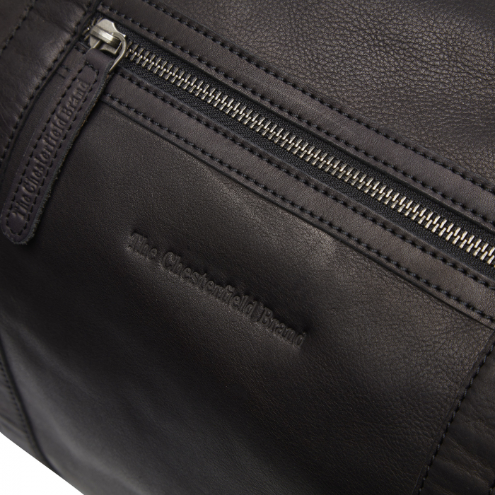 Geanta voiaj din piele naturala, The Chesterfield Brand, Lorenzo, Negru [3]