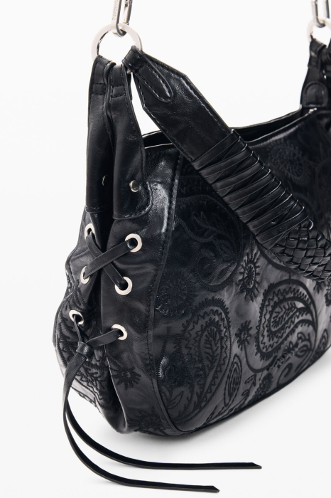 Geanta umar/crossbody dama, Desigual seria Siroco Quincy - Negru [4]