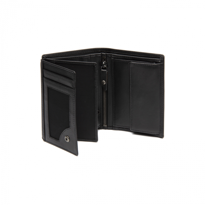 Portofel barbati, The Chesterfield Brand, cu protectie anti scanare RFID, din piele naturala, Leroy, Negru [5]