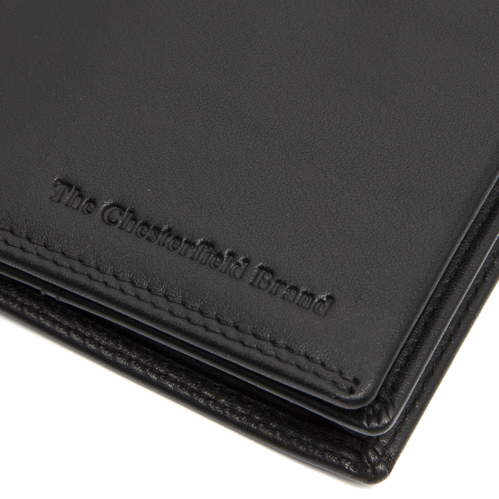 Portofel barbati din piele naturala, The Chesterfield Brand, Vincent, cu protectie anti scanare RFID, Maro inchis [2]