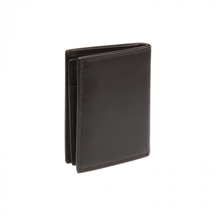 Portofel barbati, The Chesterfield Brand, cu protectie anti scanare RFID, din piele naturala, Hanson, Maro inchis [6]