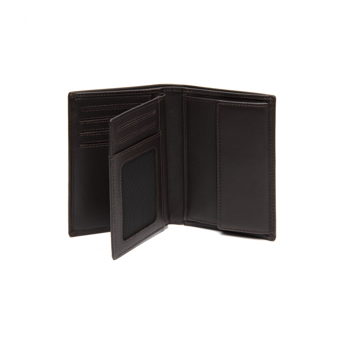 Portofel barbati, The Chesterfield Brand, cu protectie anti scanare RFID, din piele naturala, Hanson, Maro inchis [3]