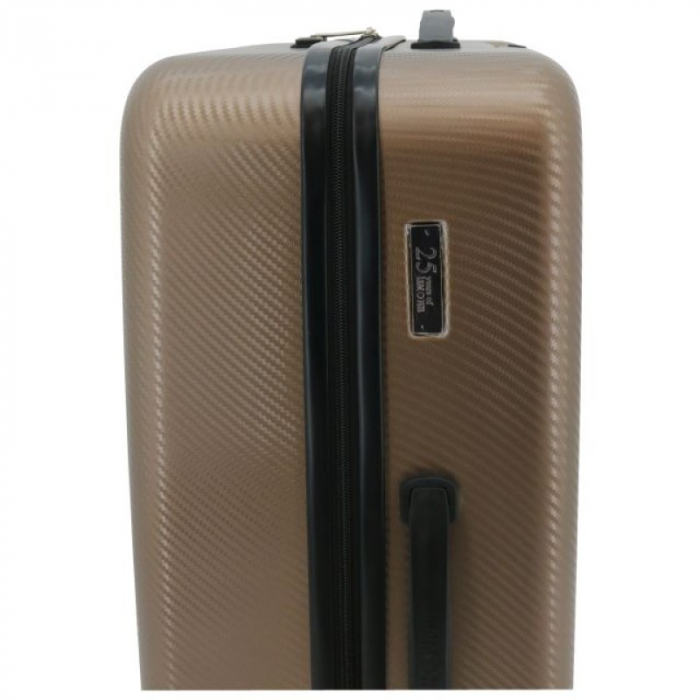 Troler mic Astoria 55 cm, material ABS si policarbonat, Auriu [2]