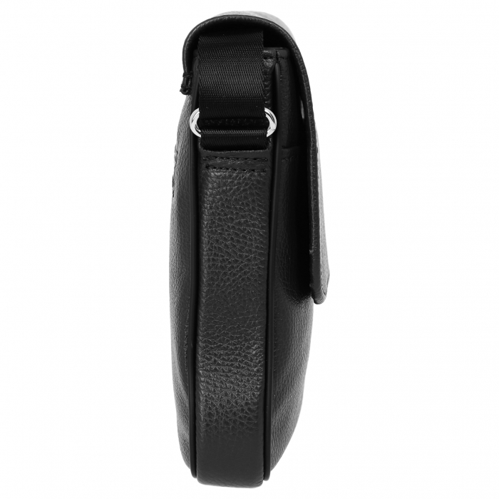 Borseta de barbati din piele naturala moale, model S02, Negru [2]
