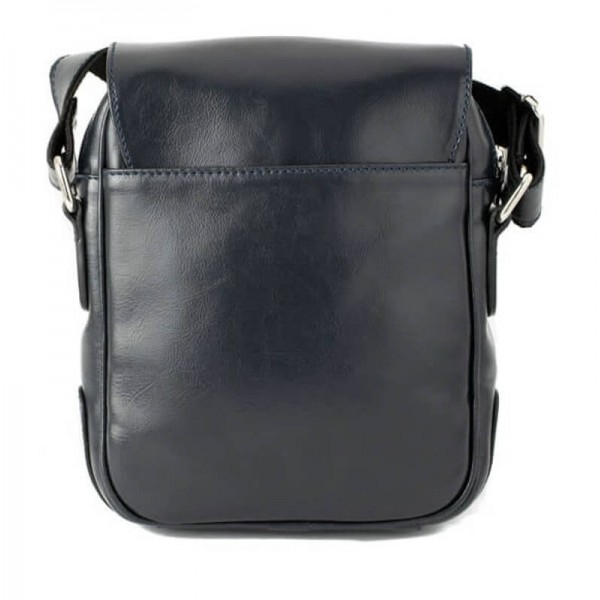 Borseta de barbati din piele naturala, model 067, Bleumarin [3]