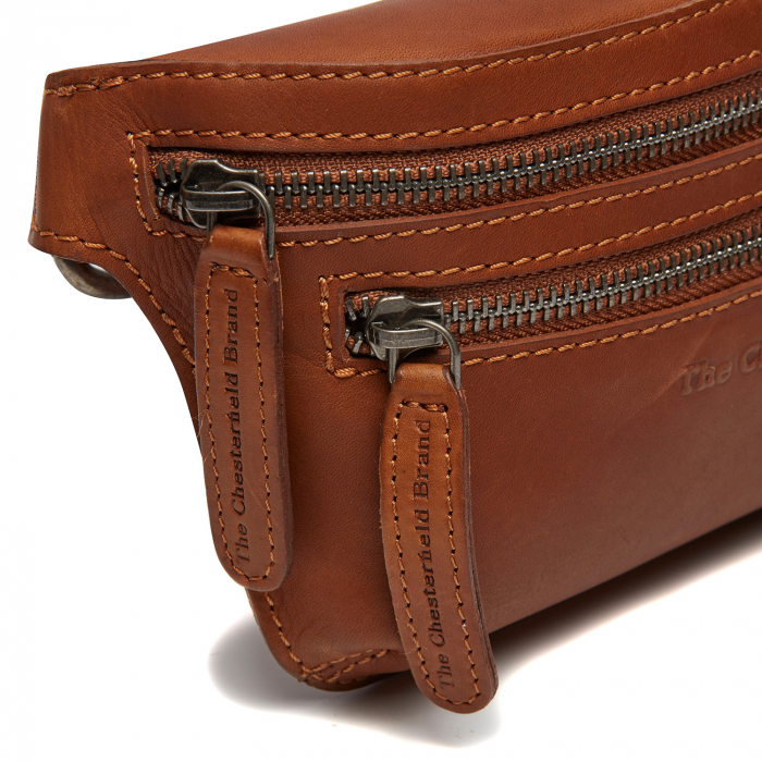 Borseta (marsupiu) de brau din piele naturala, The Chesterfield Brand, Toronto, Maro coniac [6]