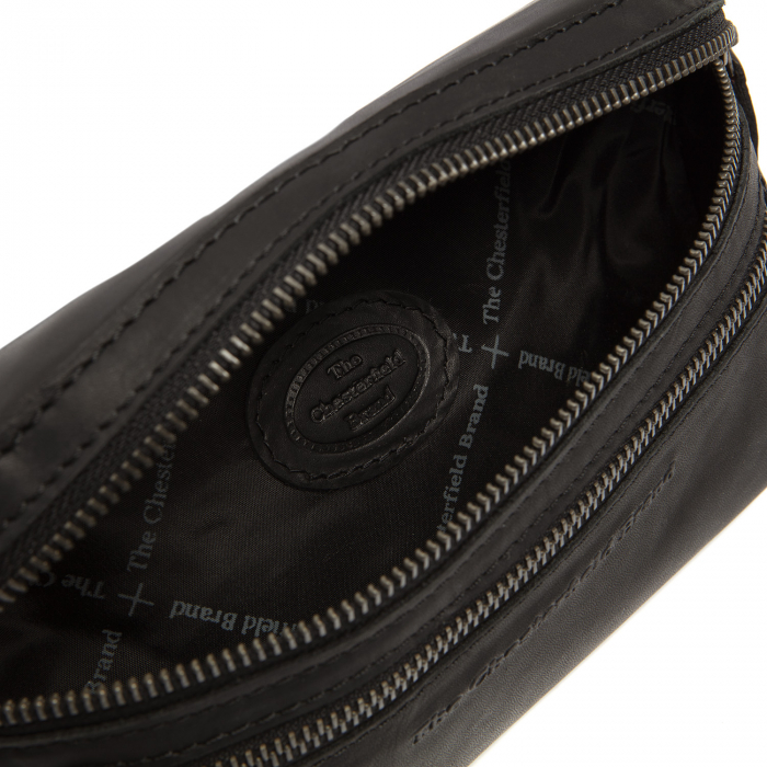 Borseta (marsupiu) de brau din piele naturala, The Chesterfield Brand, Toronto, Negru [4]