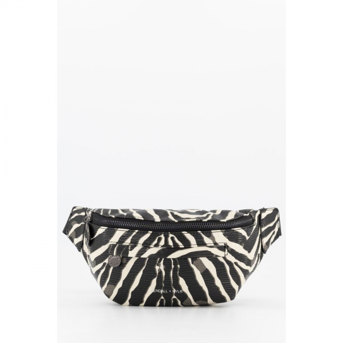 Borseta (marsupiu) de brau Kendall + Kylie, Nora, Negru mix [4]