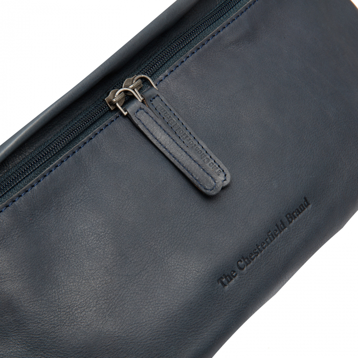 Borseta (marsupiu) de brau si umar  The Chesterfield Brand, din piele, model Kruger, Bleumarin [2]