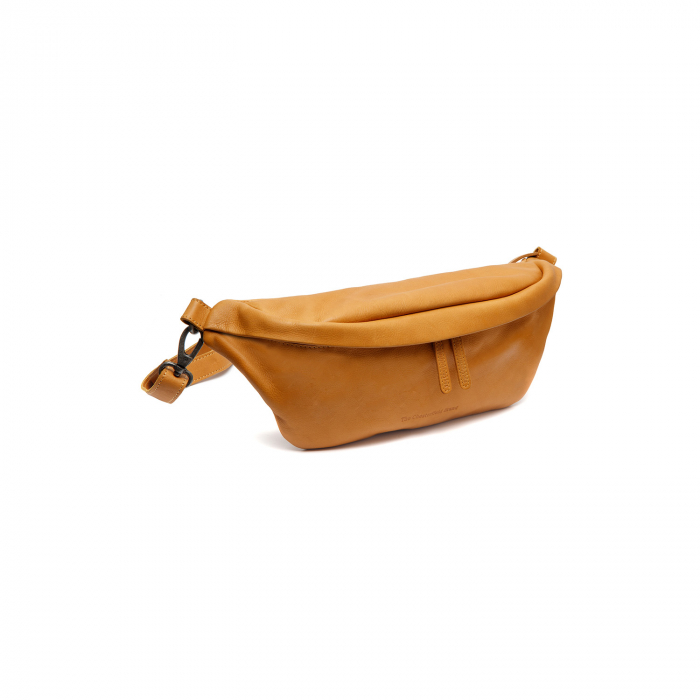Borseta (marsupiu) de brau si umar  The Chesterfield Brand, din piele, model Kruger, Galben ocru [1]
