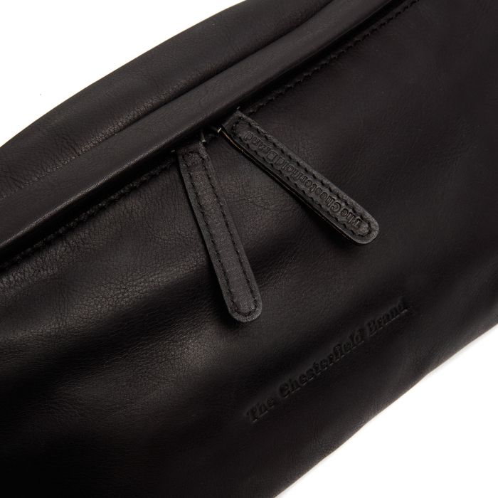 Borseta (marsupiu) de brau si umar  The Chesterfield Brand, din piele, model Kruger, Negru [2]