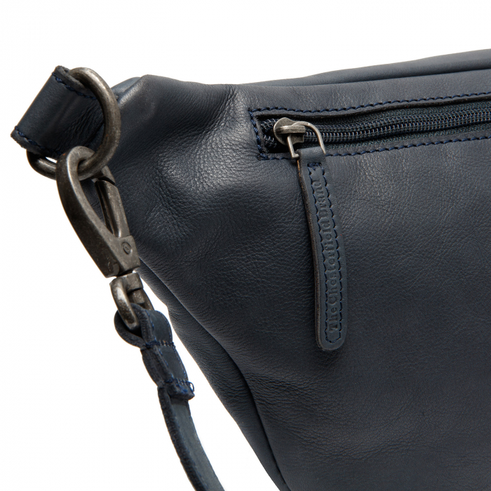 Borseta (marsupiu) de brau si umar  The Chesterfield Brand, din piele, model Kruger, Bleumarin [4]