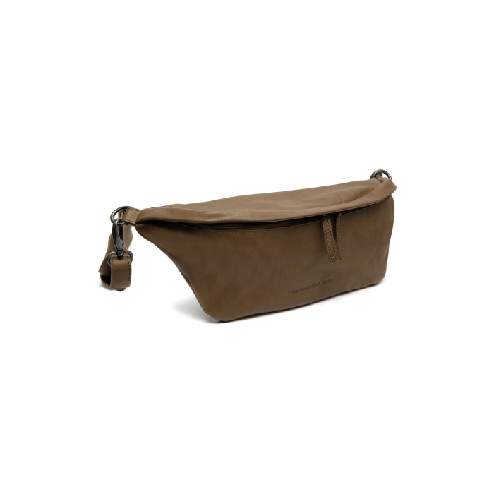 Borseta (marsupiu) de brau si umar  The Chesterfield Brand, din piele, model Kruger, Verde olive [1]