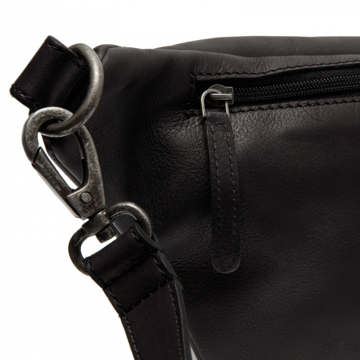 Borseta (marsupiu) de brau si umar  The Chesterfield Brand, din piele, model Kruger, Negru [5]