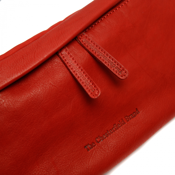 Borseta (marsupiu) de brau si umar  The Chesterfield Brand, din piele, model Kruger, Rosu [2]