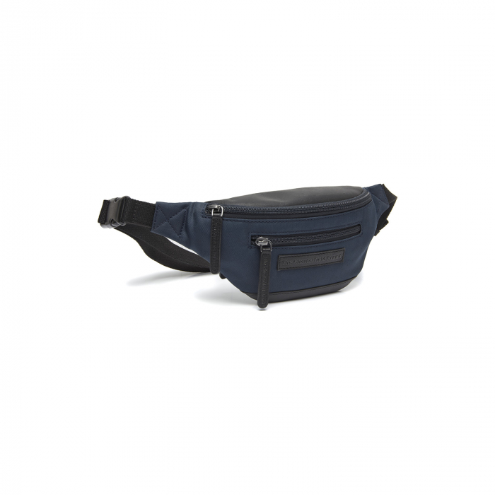 Borseta (marsupiu) de brau si umar The Chesterfield Brand, din piele si nylon, model Velta, Bleumarin [1]