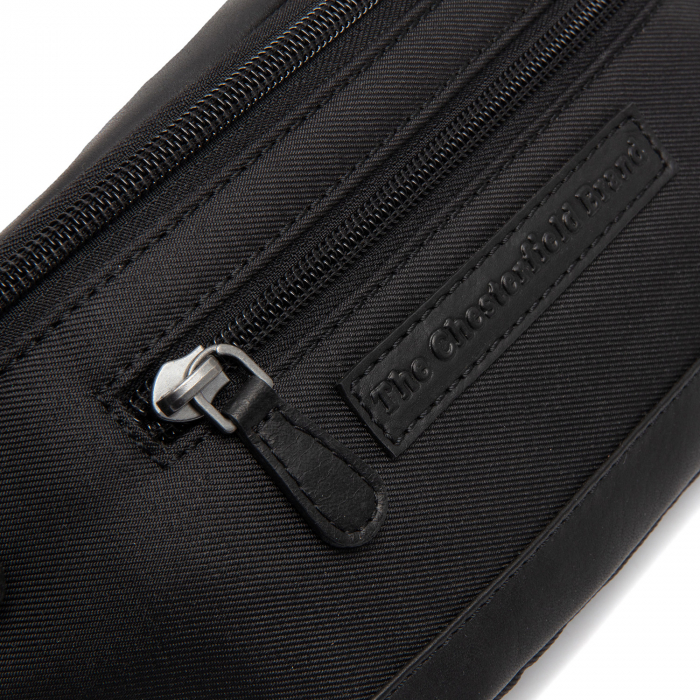 Borseta (marsupiu) de brau si umar The Chesterfield Brand, din piele si nylon, model Velta, Negru [4]