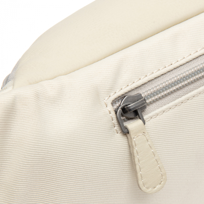 Borseta (marsupiu) de brau si umar The Chesterfield Brand, din piele si nylon, model Velta, Alb [5]