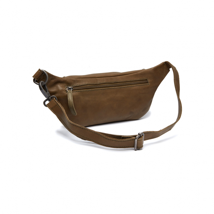 Borseta (marsupiu) de brau The Chesterfield Brand, din piele naturala, Severo, Verde olive [7]