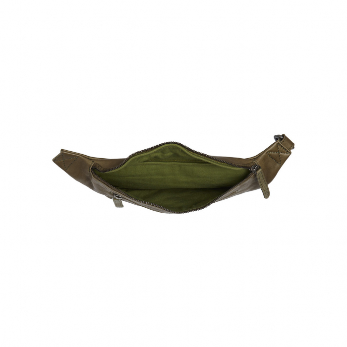 Borseta (marsupiu) de brau The Chesterfield Brand, din piele naturala, Severo, Verde olive [6]
