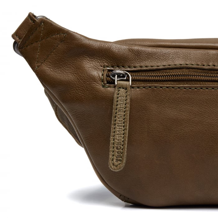 Borseta (marsupiu) de brau The Chesterfield Brand, din piele naturala, Severo, Verde olive [4]