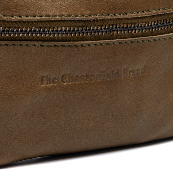 Borseta (marsupiu) de brau The Chesterfield Brand, din piele naturala, Severo, Verde olive [3]