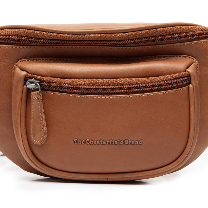 Borseta (marsupiu) de brau The Chesterfield Brand, din piele, model Vernio, Maro coniac [2]