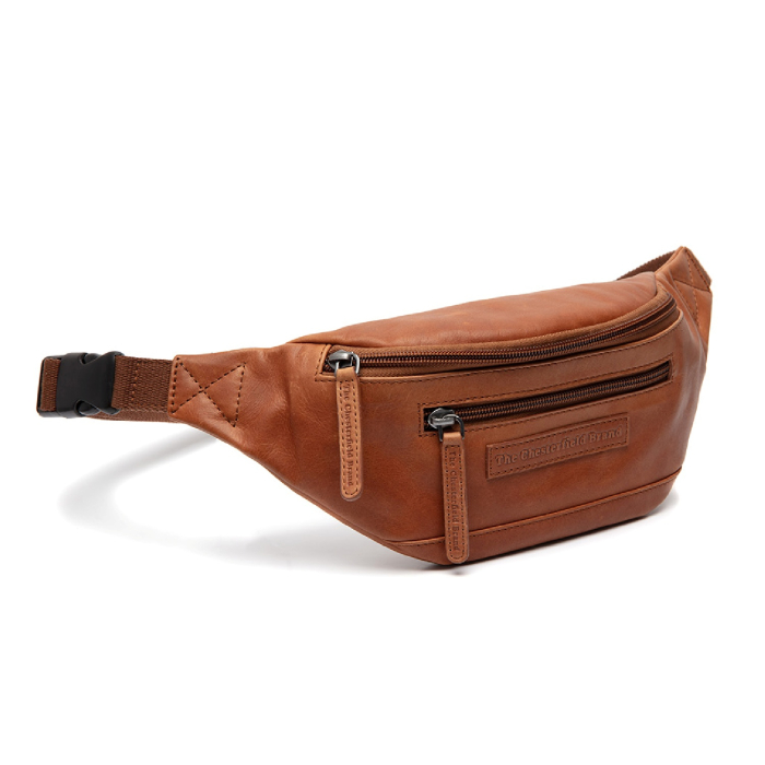 Borseta (marsupiu) de brau, The Chesterfield Brand, din piele naturala, Brana, Maro coniac [2]