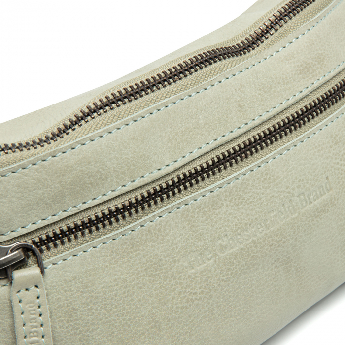 Borseta (marsupiu) de brau The Chesterfield Brand, din piele naturala, Severo, Verde marin [4]