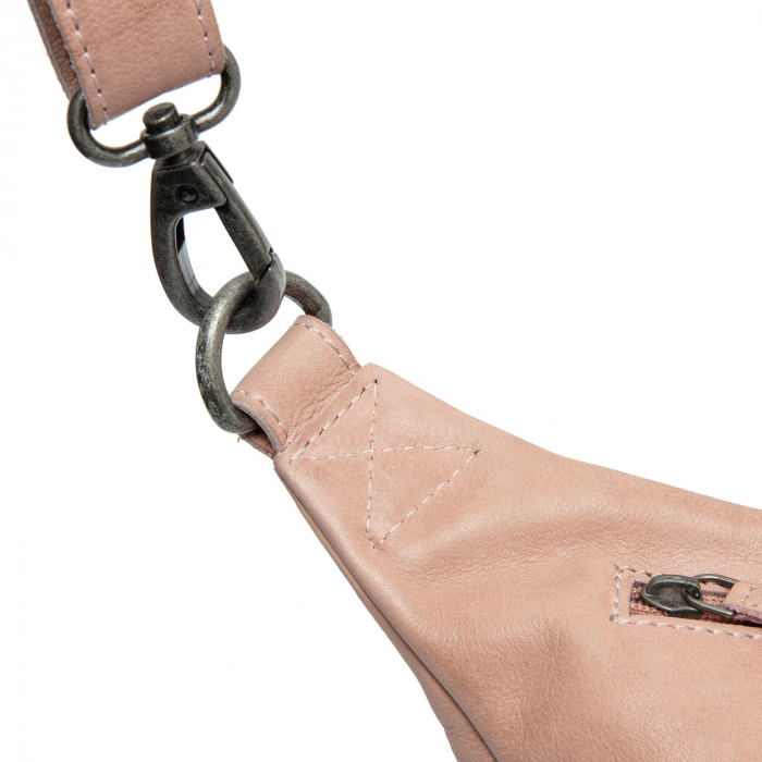Borseta (marsupiu) de brau The Chesterfield Brand, din piele naturala, Severo, Roz pudra [5]