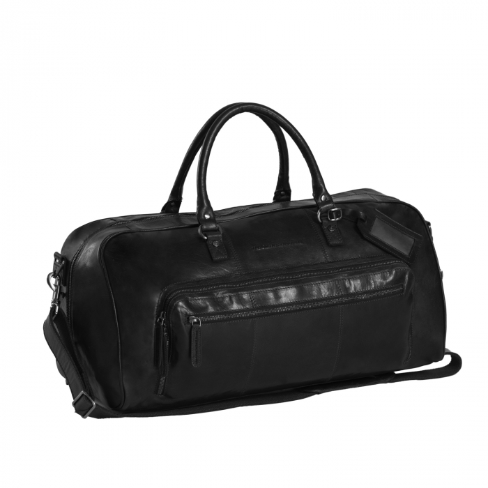 Geanta de voiaj din piele naturala, The Chesterfield Brand, Mainz, Negru [2]