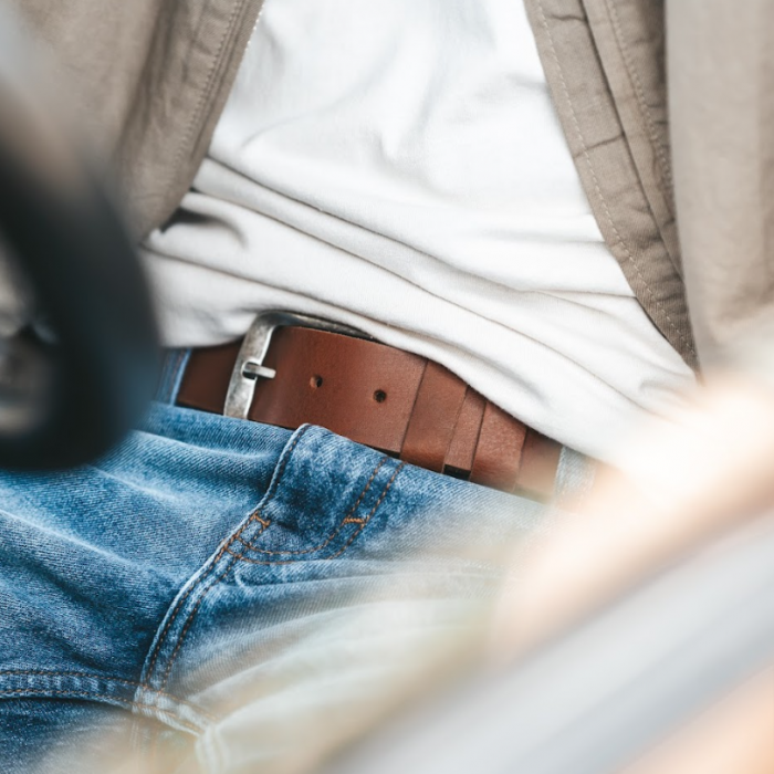 Curea din piele naturala, The Chesterfield Brand, Copper, Maro coniac [2]