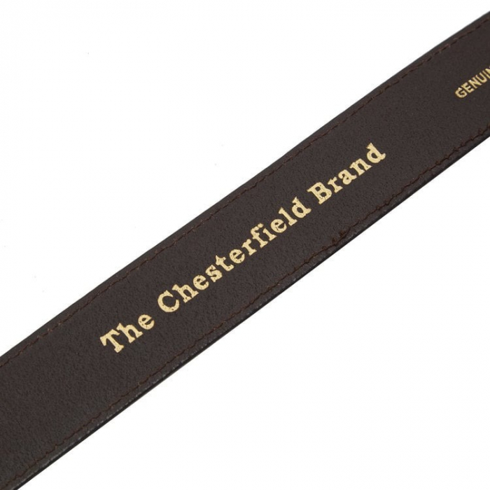 Curea din piele naturala, The Chesterfield Brand, Elliot, Negru [4]