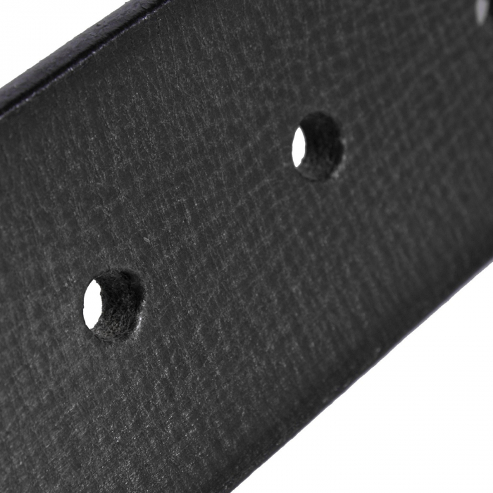 Curea pentru blugi din piele naturala, The Chesterfield Brand, Aayden, Negru [6]