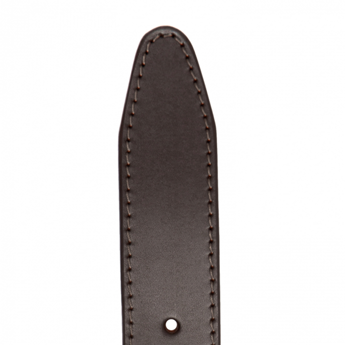 Curea pentru blugi din piele naturala, The Chesterfield Brand, Tanaro, Maro inchis [5]