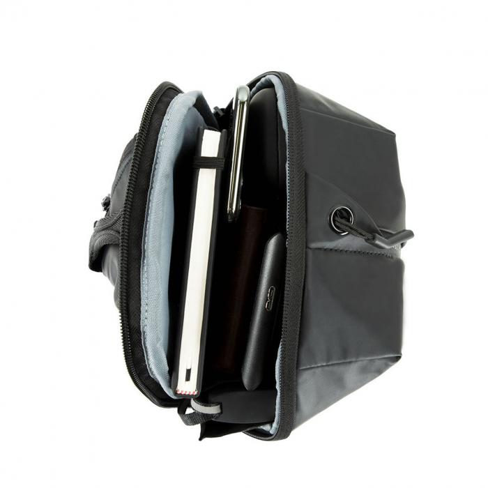 Geanta barbati crossbody bugatti, seria Blanc, Negru [8]